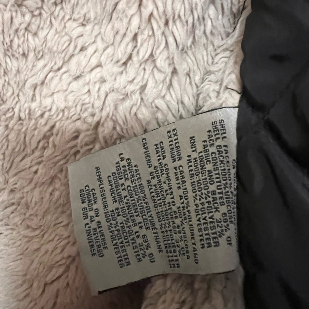 Levis Jacket Women’s M Brown Sherpa Lined Faux Leather Trucker Bomber Coat Hood - Picture 7 of 8